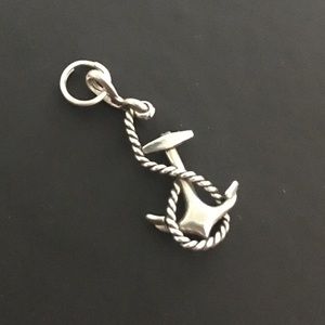 Sterling Anchor & Rope Charm